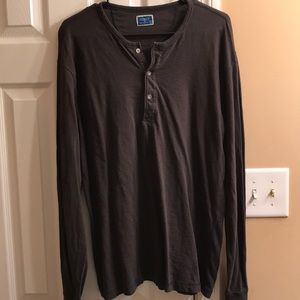 JCREW Textured Cotton Henley